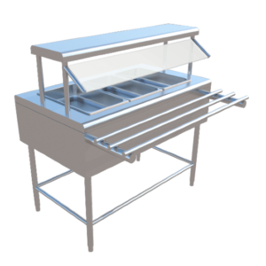 BARRA FRIA TIPO SANITARIO 3 INSERTOS ENTEROS DE 1.20X0.70X0.90 MTS MOD. BFS-120-3