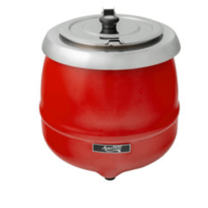 CALENTADOR REDONDO DE ACERO INOX 120V, 400W AVANTCO S30RD