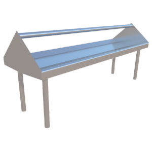 REPISA PARA CANASTILLAS CENTRAL DE 1.60X0.50X0.60 MTS MOD. RCC-160